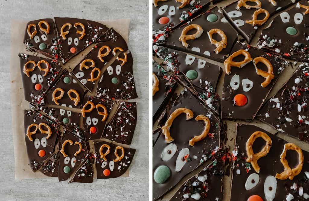 Reindeer Chocolate Bark Recipe Detail