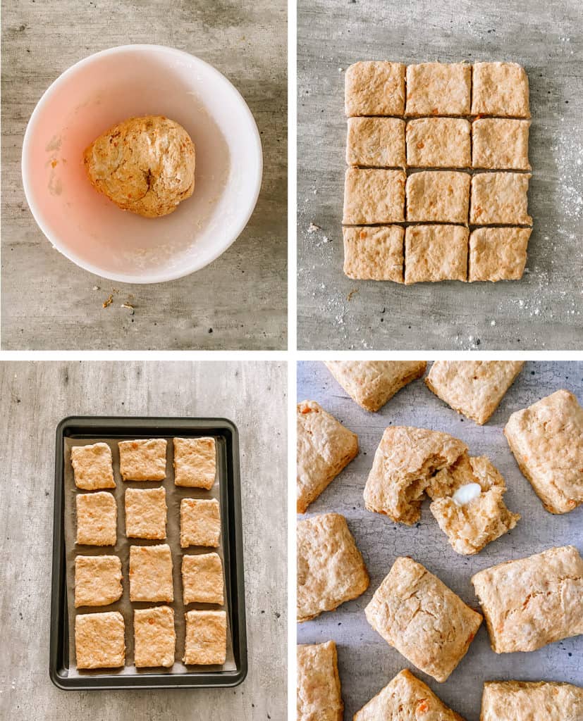 Sweet potato biscuits steps to make