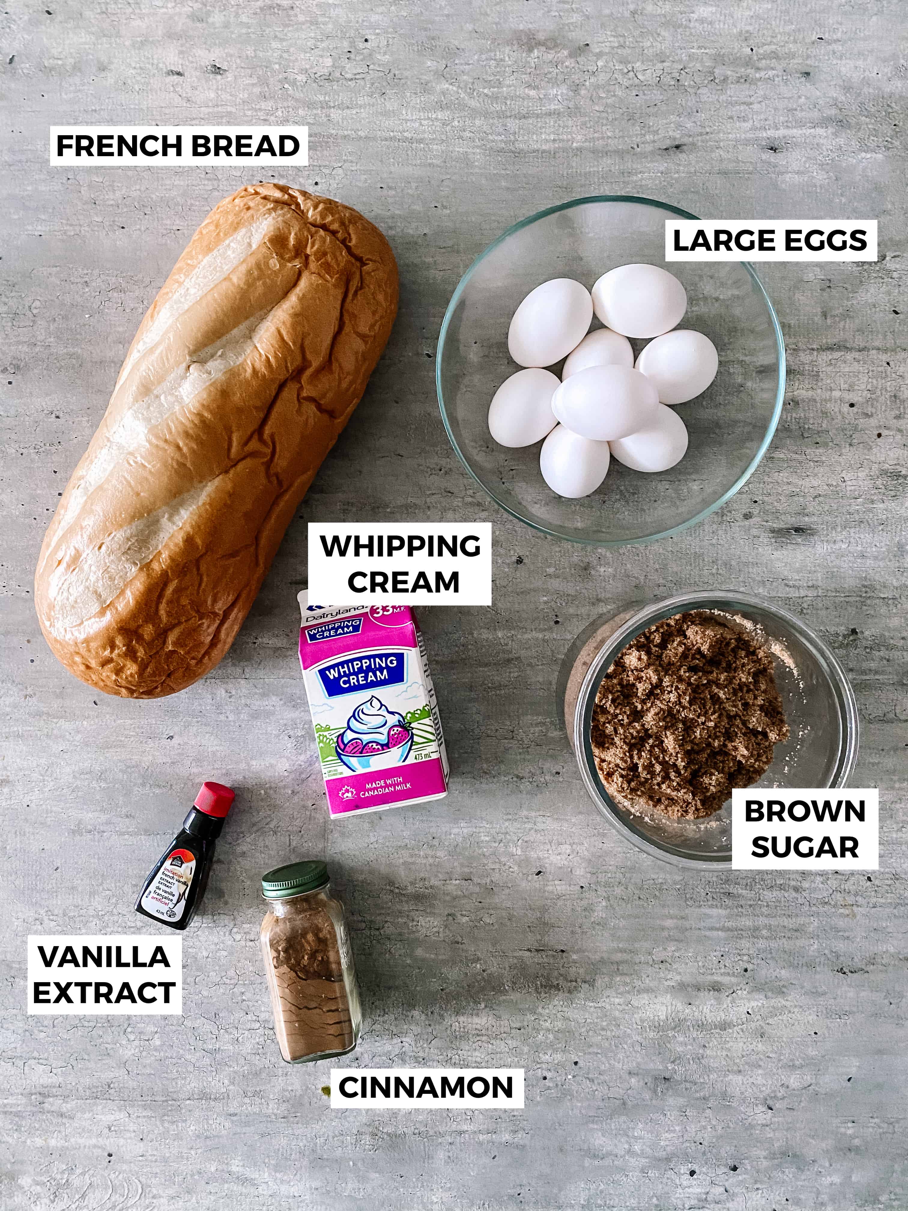 french toast casserole ingredients