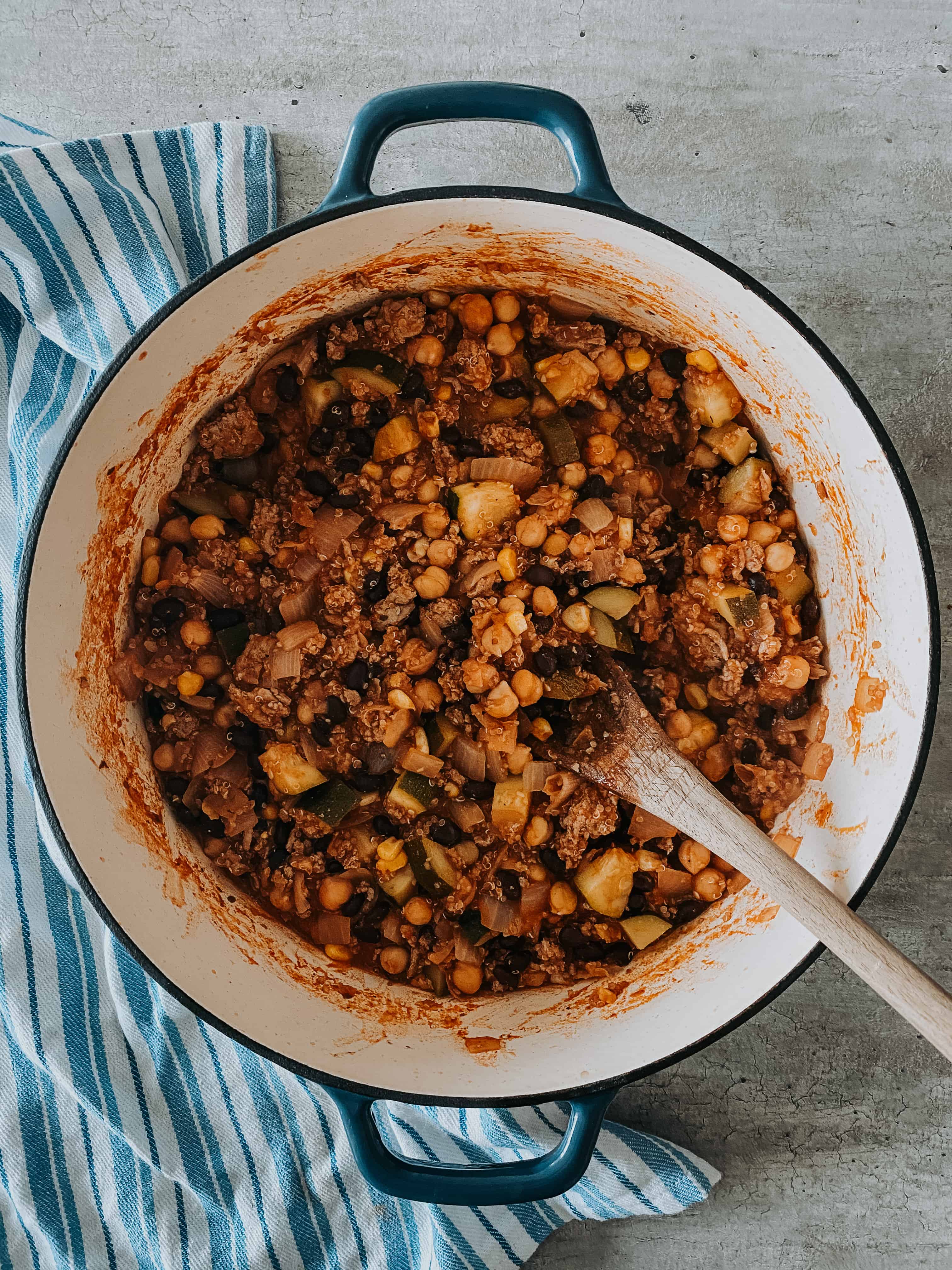 Turkey quinoa chili recipe