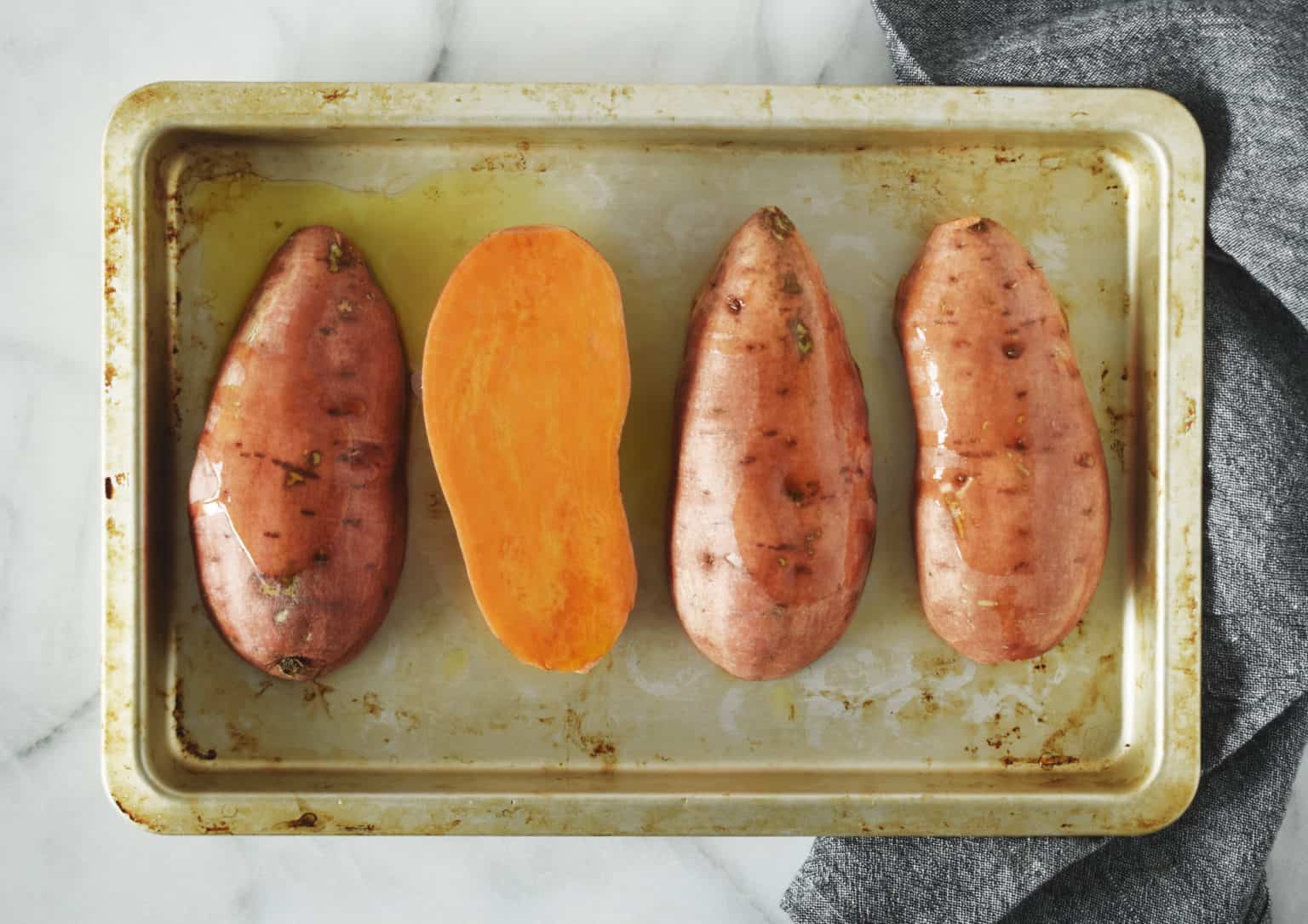 The Best Way To Bake Sweet Potatoes - Andi Anne