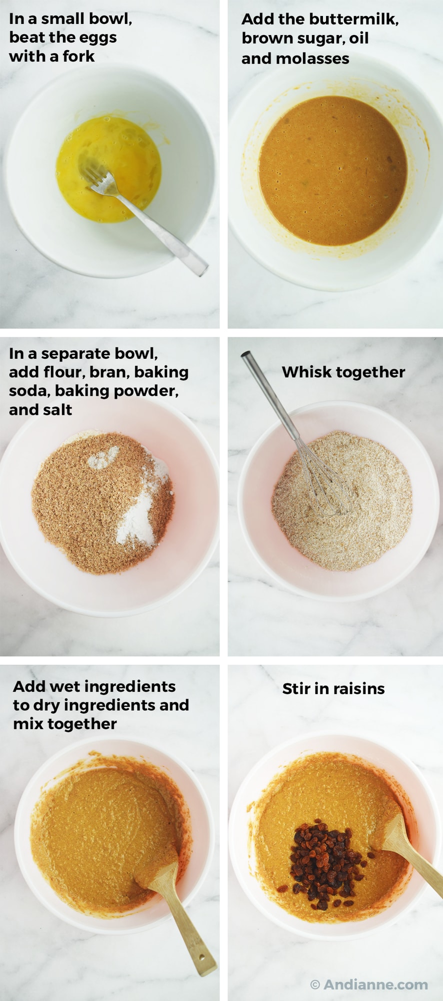 mixing the ingredients in a white bowl to create the batter.