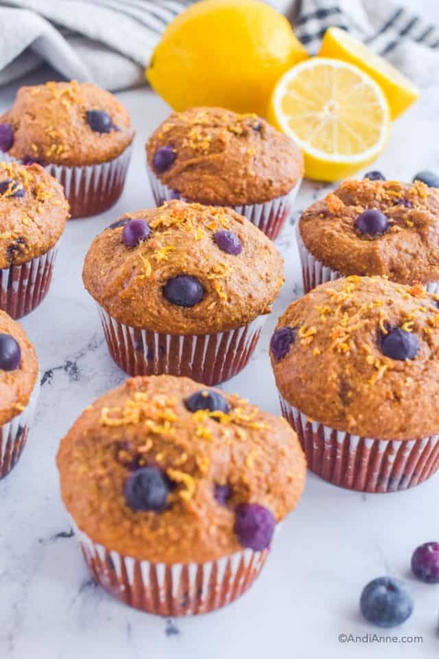 Easy Lemon Blueberry Muffins Recipe