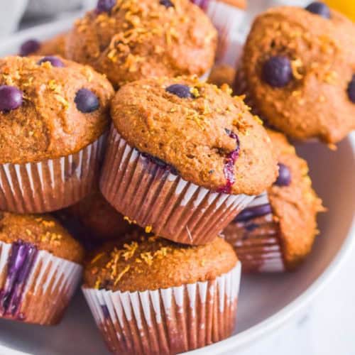 Easy Lemon Blueberry Muffins Recipe