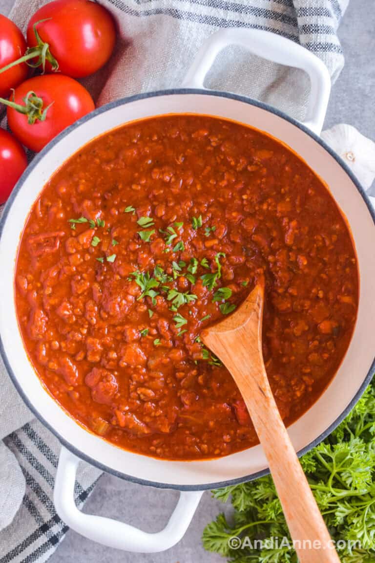 Ground Beef Spaghetti Sauce