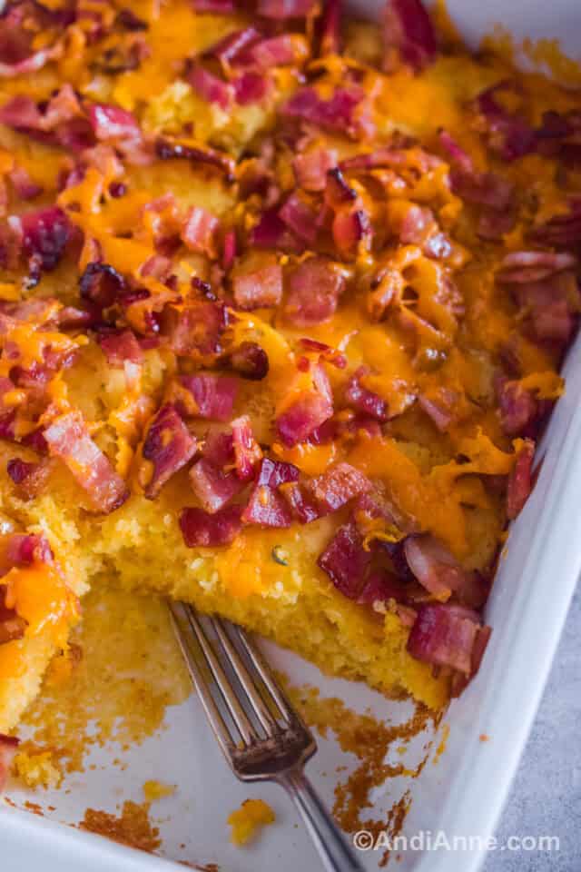 Bacon and Cheese Pancake Casserole Andi Anne